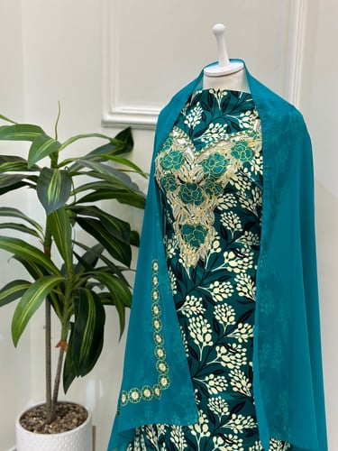 مخور مخرم حرير متروس فصوص اندونسي ناعم مع طرحة مطر...