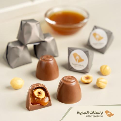 شكولاتة بندق مملح بالكراميل
