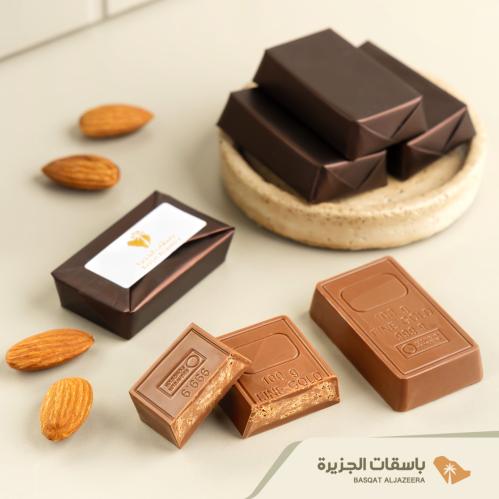 شكولاتة برالين اللوز بالفيوتين