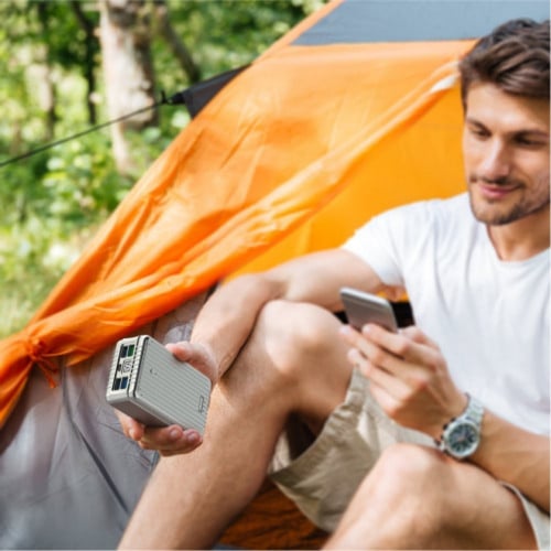 شاحن متنقل زندور بسعة 26800 تقنية QC3.0 أربع مخارج...