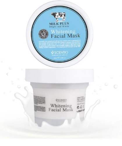 بيوتي بوفيه ماسك الحليب لتبييض الوجه مع مساعد الإن...