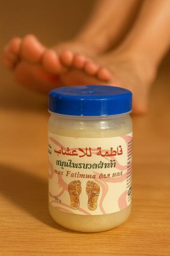 للتخلص من آلام وحرارة القدمين والساقين.