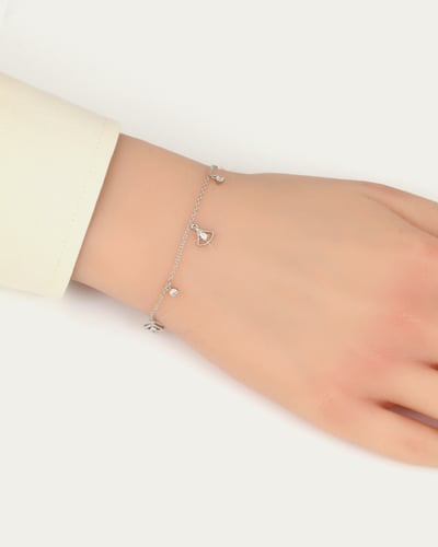 اسوارة ناعمة للنساء تصميم الدلايات الماسية مرصع بأ...