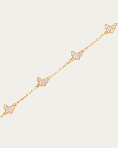 اسوارة الفراشات المتلألئة لأناقة ناعمة ومُطعّمة با...