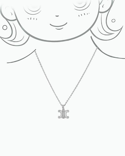 طقم اطفال ماسي مزين بالزركون