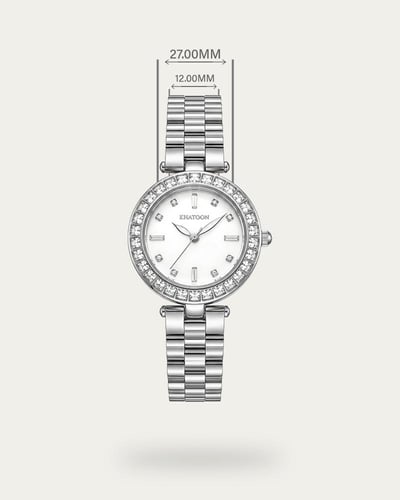 ساعة يد نسائية من خاتون فضية