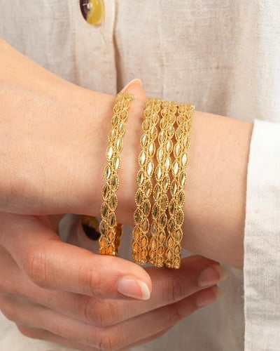 بناجر نسائية ناعمة بلمعة الذهب / 2 حبة