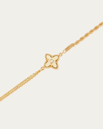 اسوارة نسائية ذهبية تصميم ناعم وسمبل