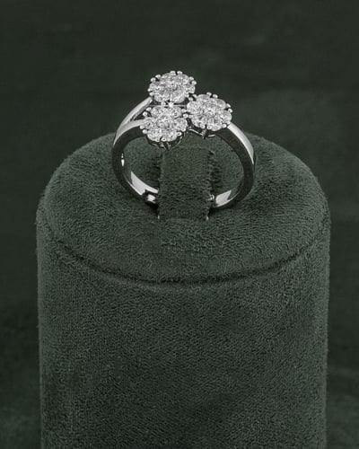 طقم مجوهرات نسائية فاخر بزركون