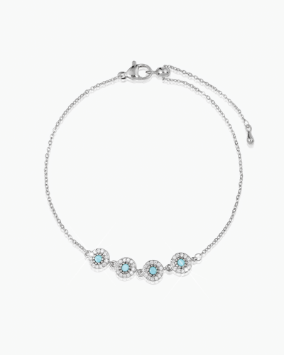 اسوارة نسائية ناعمة بتصميم الألماس لون فضي