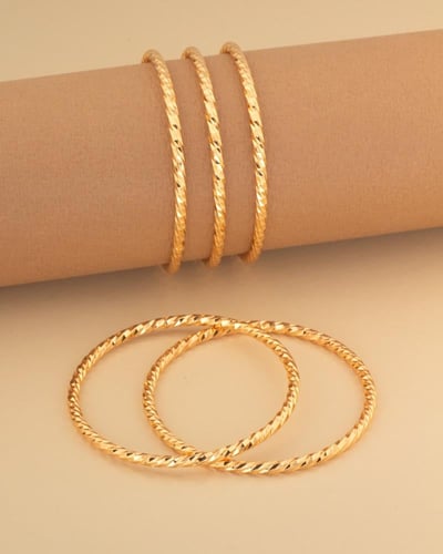 بناجر ذهبي للاطفال ستايل راقي وناعم - حبتين