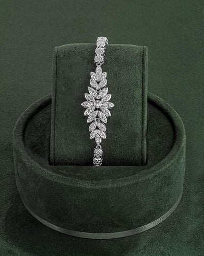 طقم مجوهرات مرصع بالزركون 5 قطع للمناسبات