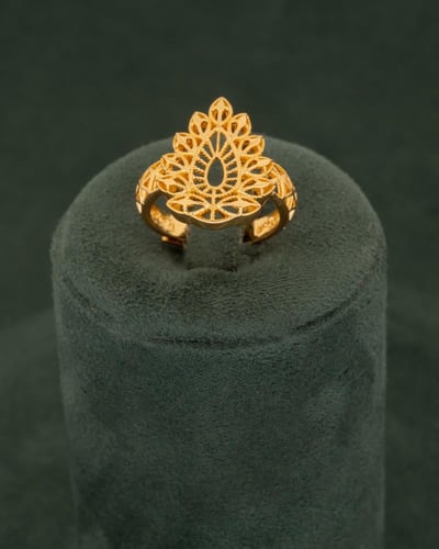 طقم مجوهرات بديل الذهب للخطوبة