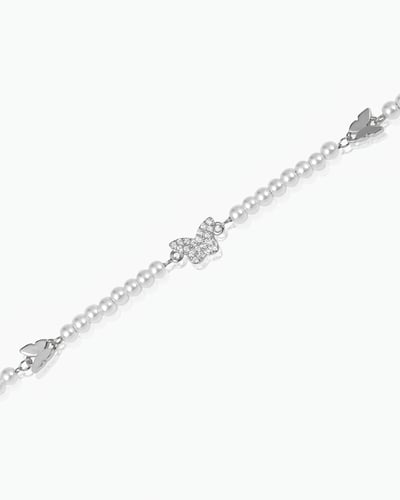 اسوارة الفراشة تصميم ماسي ناعم