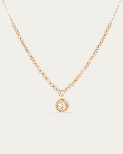 طقم مجوهرات ذهبي ناعم مرصع بفصوص الزركون الماسية