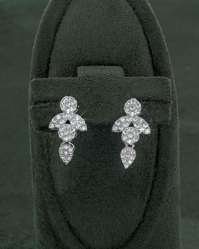 طقم اكسسوارات نسائي 5 قطع بلمعة الألماس