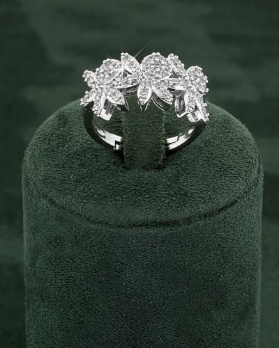 طقم مجوهرات للمناسبات مرصع بالزركون مكون من 5 قطع