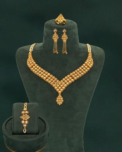 تشكيلة الإهداء الفاخرة من خاتون® طقم بديل الذهب مع...