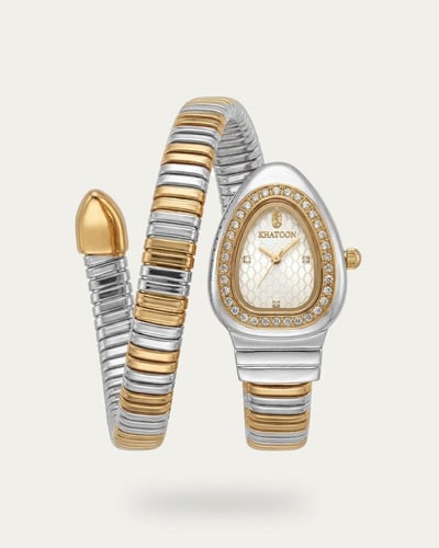 هدية مميزة للنساء بتصميم الكوبرا ثنائية اللون