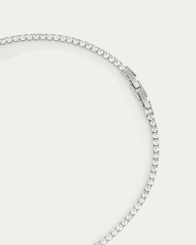 طقم القطرة الماسية من سلسال وحلق مرصع بالزركون