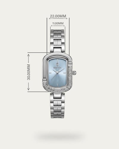 ساعة نسائية ماركة خاتون تصميم ثنائي اللون لعاشقات...