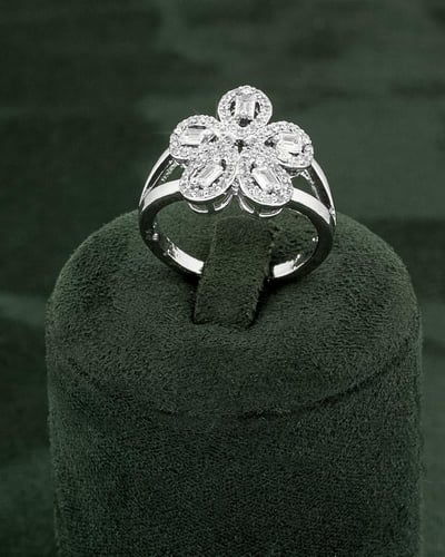 طقم مجوهرات للمناسبات مرصع بالزركون مكون من 5 قطع