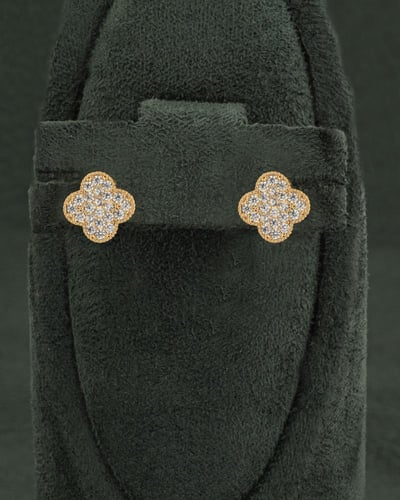 أقراط أذن بقصة الماركيز وتصميم عيون المها الذهبية...