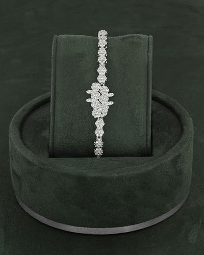 طقم زركون فاخر للمناسبات بلمعة الألماس