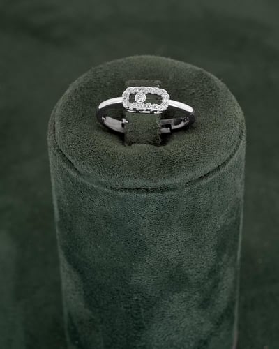 طقم زركون فاخر بتصميم الماس -شوكر MOVE