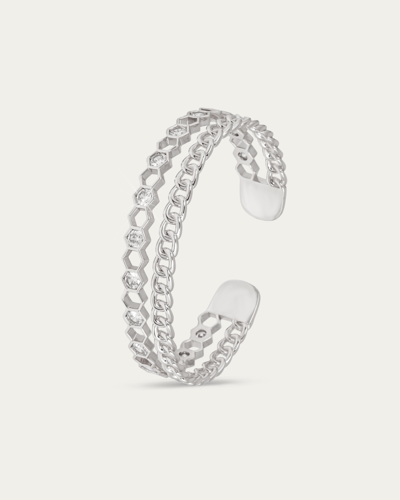 اسوارة وخاتم توينز تصميم ماسي أنيق من خاتون®