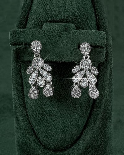 طقم زركون ناعم ببريق الألماس 5 قطع