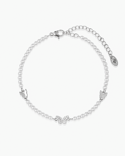 اسوارة الفراشة تصميم ماسي ناعم