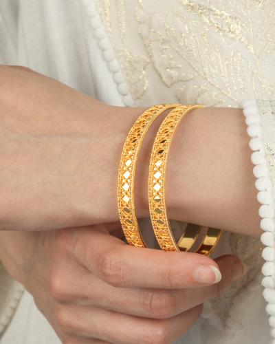 بناجر ذهبية للنساء بتصميم عالمي من خاتون®