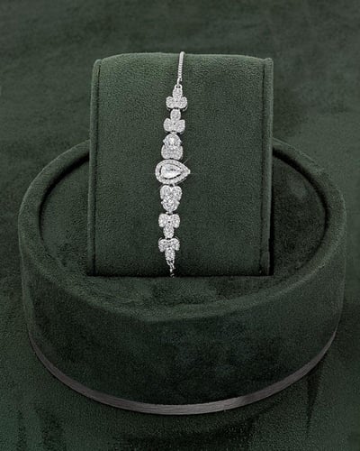 طقم مجوهرات ناعم 5 قطع بلمعة الألماس