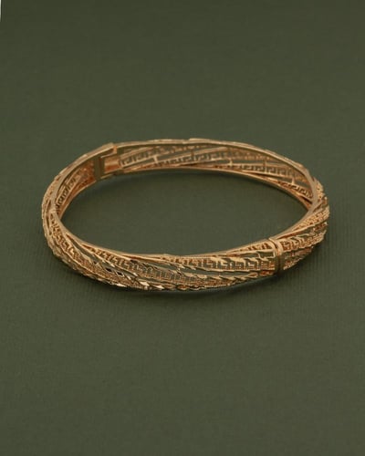 بناجر ذهبية فاخر للنساء \ 2 حبة