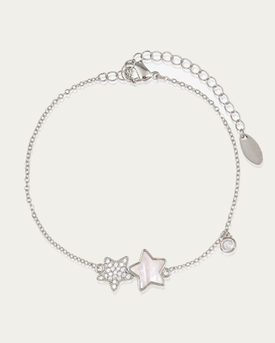 اسوارة يد نسائية بتصميم الهالو مرصعة بالزركون