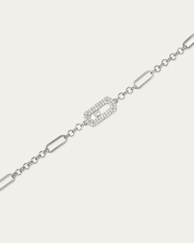 اسوارة يد نسائية بتصميم عالمي فضي