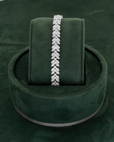 طقم مجوهرات مرصع بالزركون من 5 قطع راقية