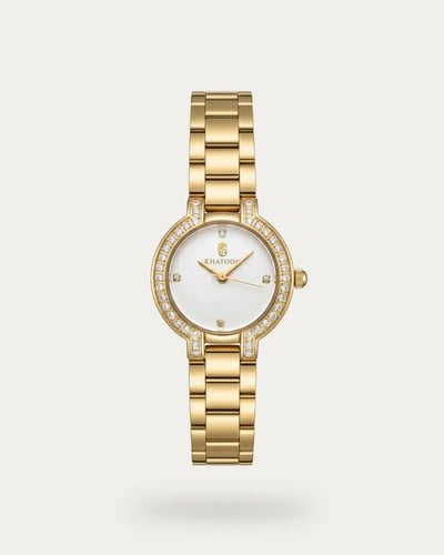 هدية نسائية من خاتون® طقم جناحي النسر مع ساعة