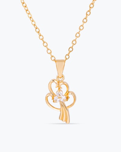 مجوهرات أطفال بتصميم ذهبي على شكل وشاح مزين بالزرك...