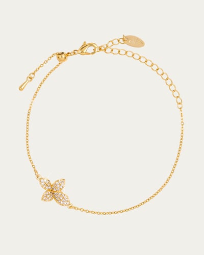 طقم زهرة الياسمين المرصعة بالزركون من خاتون®