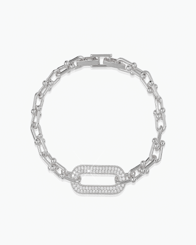 اسوارة نسائية ناعمة تصميم ماسي متشابك بلمعة الألما...