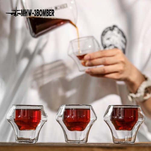 كوب إسبريسو 60ml زجاجي | MHW-3Bomber