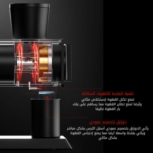 مطحنة القهوة F74 أبيض | MHW-3Bomber