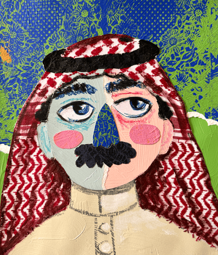 كولاج رجل سعودي