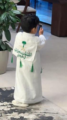 دقلة اليوم الوطني مع الوشاح