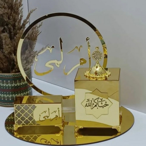 طقم مباخر اكرليك