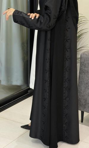 عبايات العيد كريب نص كلوش