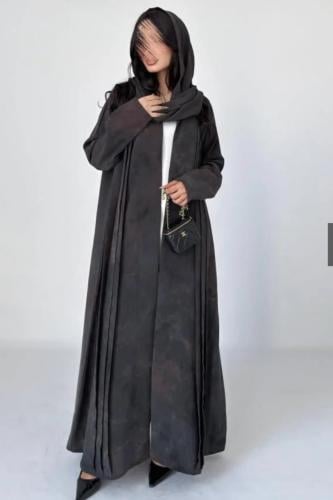 عباية كريب حرير مغسول