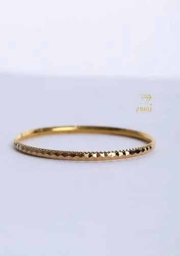Gold hoop earring (06) weight 10 grams - 21 karat